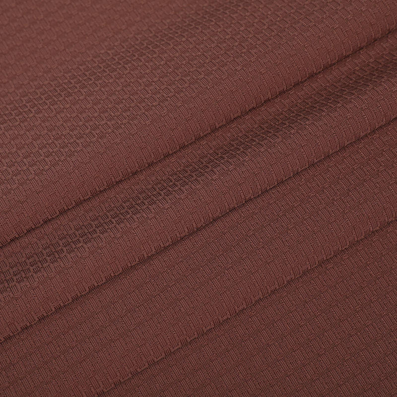 APJ1085 Warp Pletený brokát Jacquard Rychle sušení příležitostné oděvní textilie